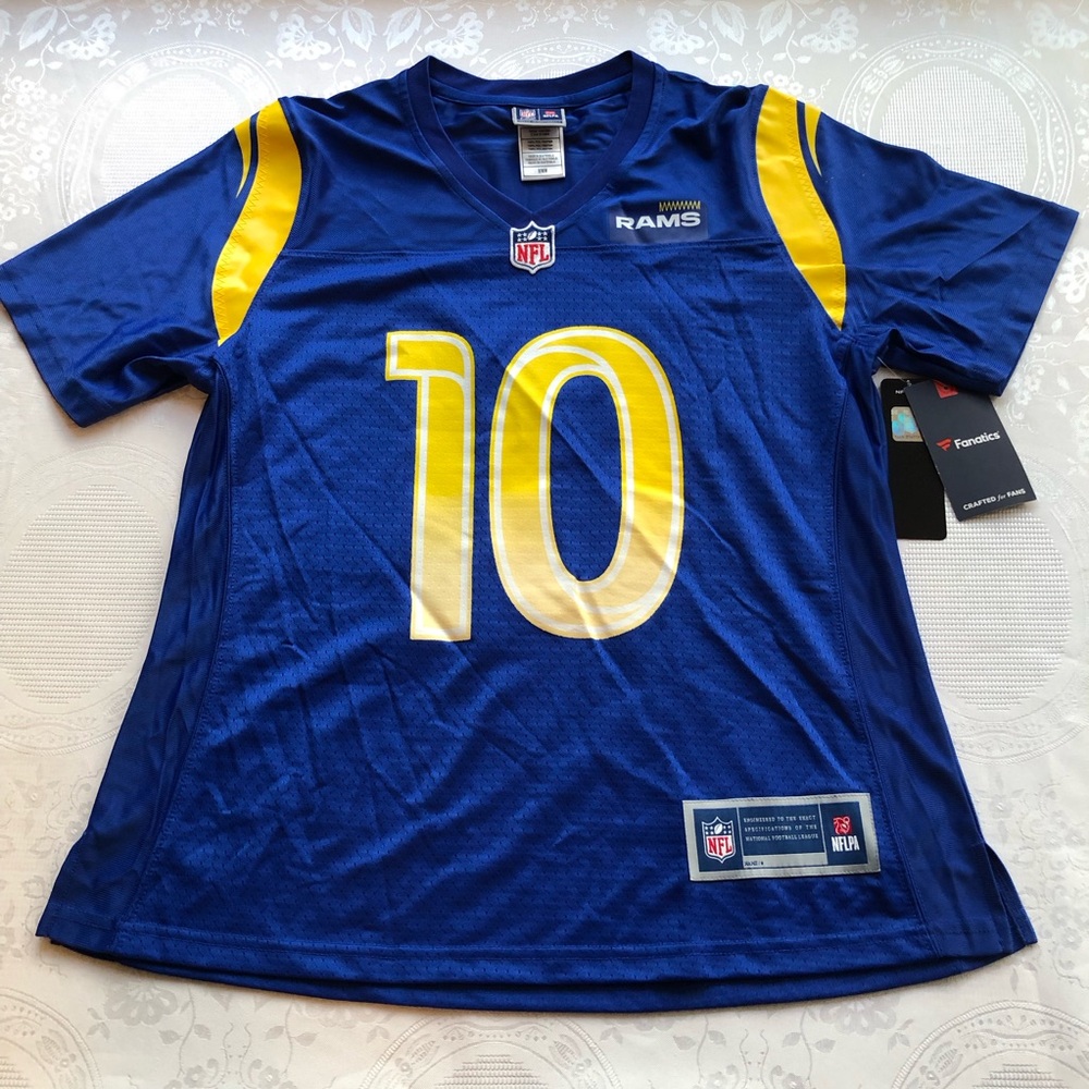 NFL Pro Line Los Angeles RAMS Kupp #10 Blue/Yellow NFL Jersey Men’s Size M
